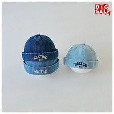 Sombrero Beb Vaquero Sin Ala Retro Bordado Letras Verano Ajustable Docker