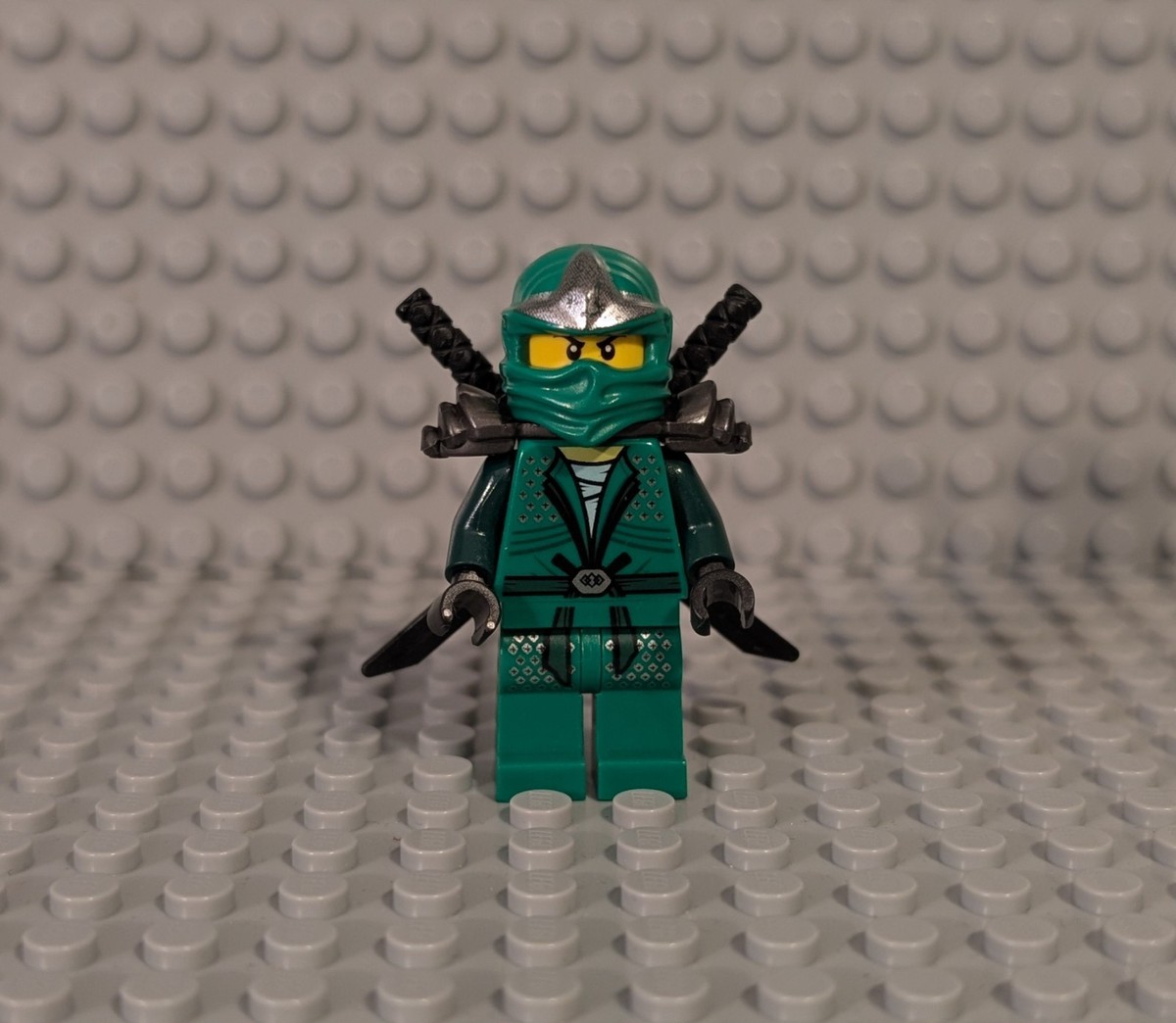LEGO Ninjago Minifigure Lloyd ZX Genuine Green Ninja Excellent