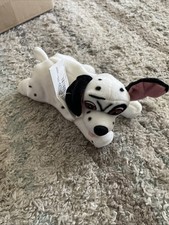 DISNEY Store 101 DALMATIANS Puppy Dog Mini Bean Bag 8" Plush Toy New With Tags