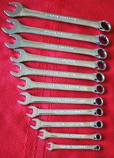 11 Chrome Vanadium  Combination Wrenches  1/4-7/8. Nice