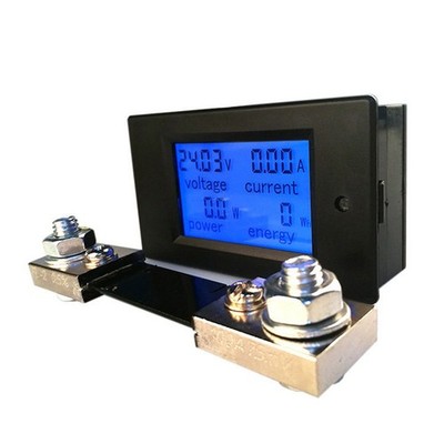 1X(DC6.5-100V 0-100A LCD-Anzeige Digitaler Stromspannungsmesser Leistungsme2117