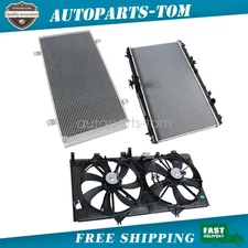 For Toyota Camry 2.5L Non-Hybrid 12-17 New Radiator A/C Condenser and Fan