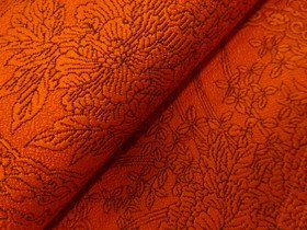 7617339: JAPANESE KIMONO JAPANESE NAGOYA OBI / WOVEN FLOWER & BIRD