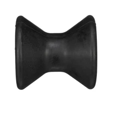 3" Length X 3" Width Boat Trailer Bow Stop Roller Black Rubber by 1/2" Shaft