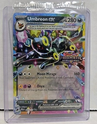 Pokemon Umbreon EX 060/131 Prismatic Evolutions Stamp Promo Sealed 