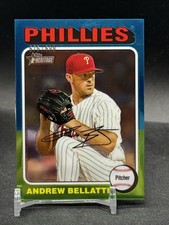 2024 Topps Heritage High Number Andrew Bellatti Chrome /699 -Phillies #79