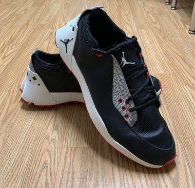 Nike Air Jordan ADG 2 Golf Shoes Black/White & Red CT7812-001 Men s Size 13