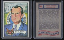 1972 Topps U.S. Presidents Richard M. Nixon #36