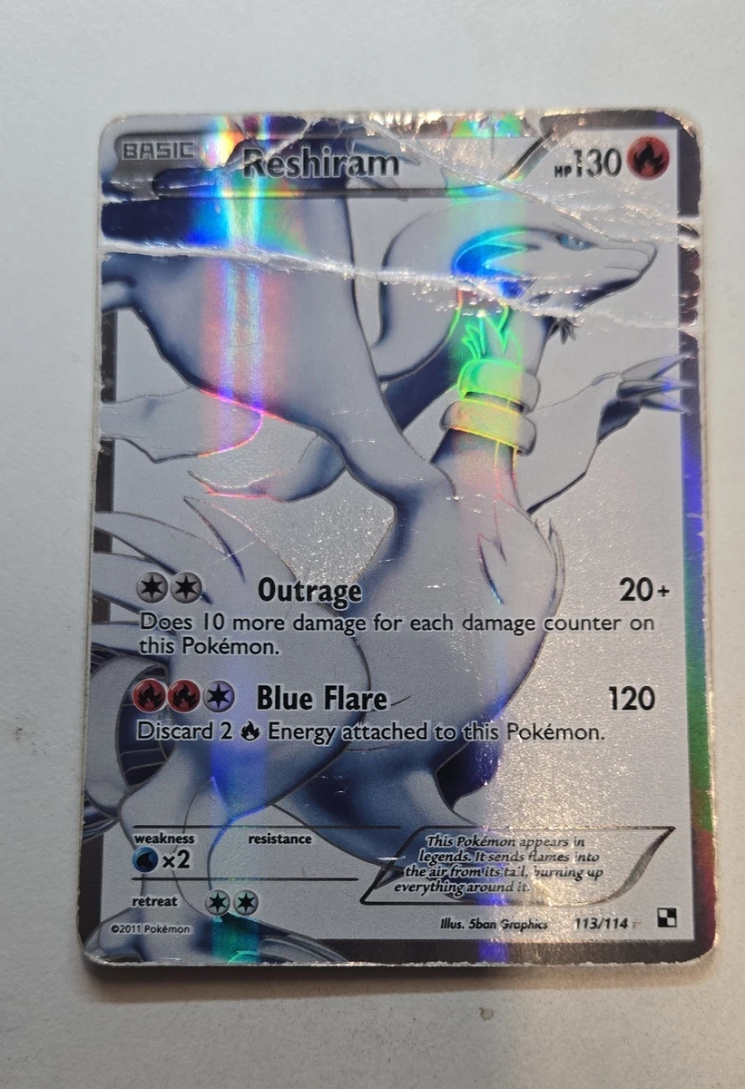 Las mejores ofertas en Reshiram 113/114 Black & White | eBay
