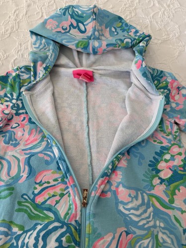 Lilly Pulitzer girls Size S 4-5 Shady Lady Swim Coverup - Picture 5 of 7