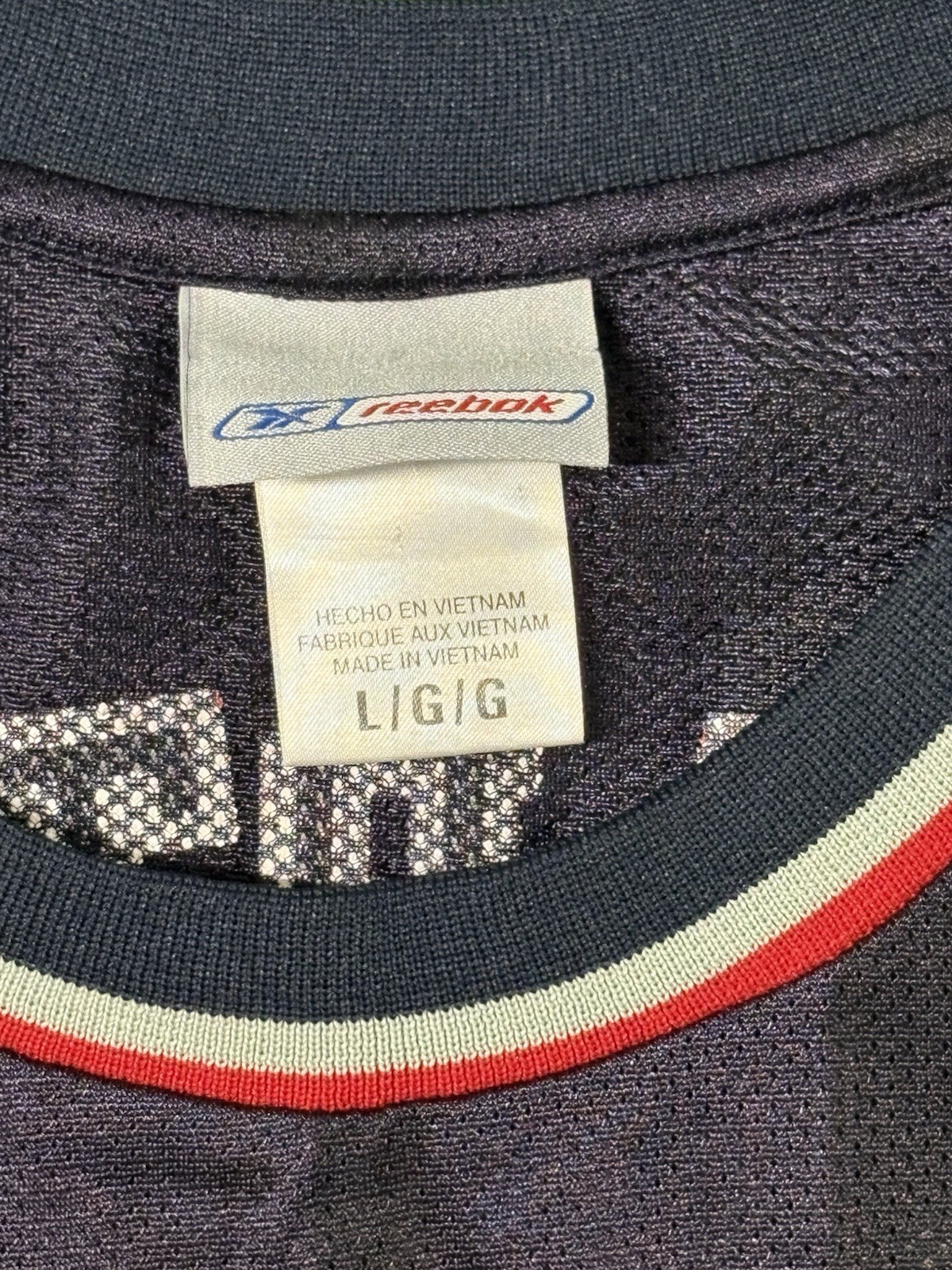 Y2K Reebok Kenyon Martin New Jersey Nets #6 35th Anniversary Patch Jersey Size L thumbnail 4