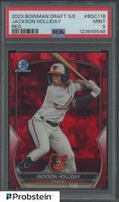 2023 Bowman Draft Sapphire Red Jackson Holliday RC Rookie 3/5 PSA 9 MINT