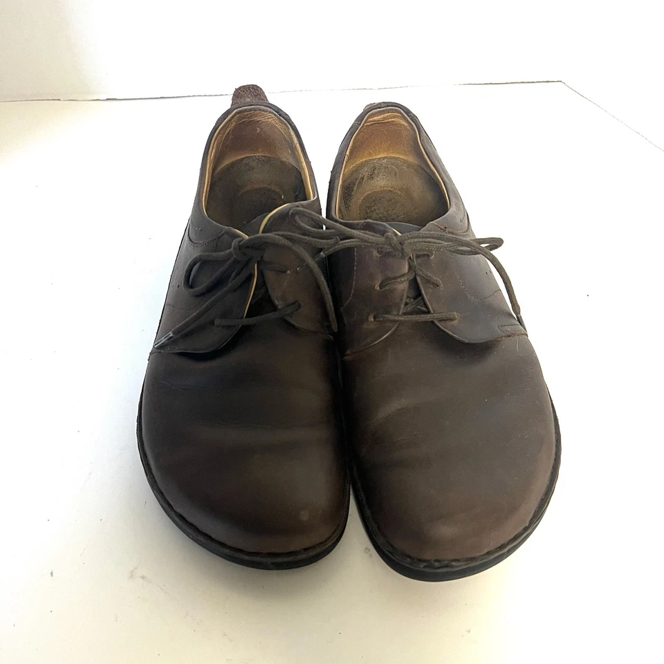 Footprints by Birkenstock Oxfords Brown Leather Sz 39 US 8M Cork Footbed Walking - Image 2 of 4