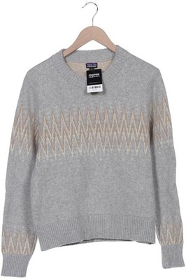 patagonia Pullover Damen Strickpullover Strick Oberteil Gr. L Grau #gzhfykk