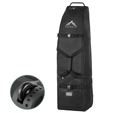 Soft-Sided Golf Travel Bag with Wheels - Heavy Duty 600D Polyester