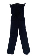 Capezio Girls Hold  Stretch Footed Tight Black Size M/S