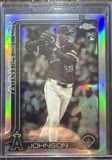 2025 Topps Chrome Update Series - Ryan Johnson #USC116 Sepia Refractor (RC)