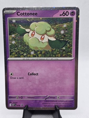 Cottonee 018 COSMOS HOLO *BLACK STAR Promo* Phantasmal Flames Pokemon English