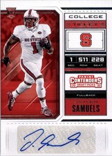 2018 Panini Contenders Draft Picks #135A Jaylen Samuels RC VER 1 Auto - FB