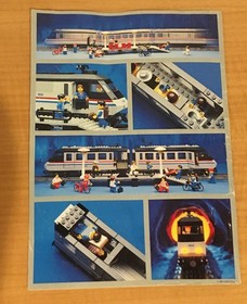 Lego 4558 Metroliner - 100% Complete with Box and Instructions