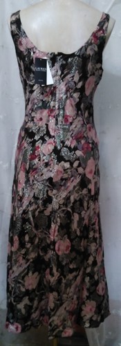 Neu Lauren Ralph Lauren BLACK LABEL Größe 12P ärmelloses Jacquard-Maxikleid 245 $ - Bild 2 von 5