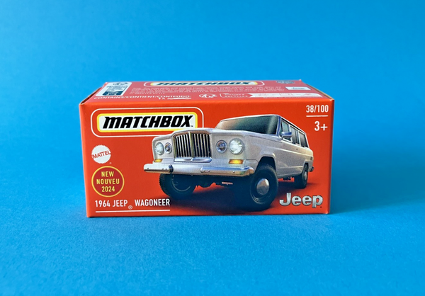Matchbox Power Grabs 2024 - 1964 Jeep Wagoneer - 38/100 - MB1444 HVP58-image