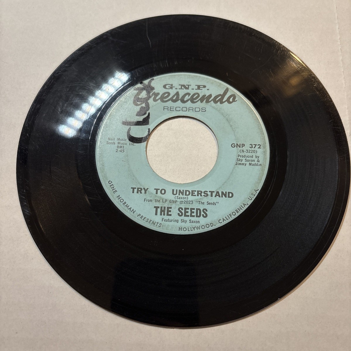 The Seeds - Pushin' Too Hard / Try to Understand 7