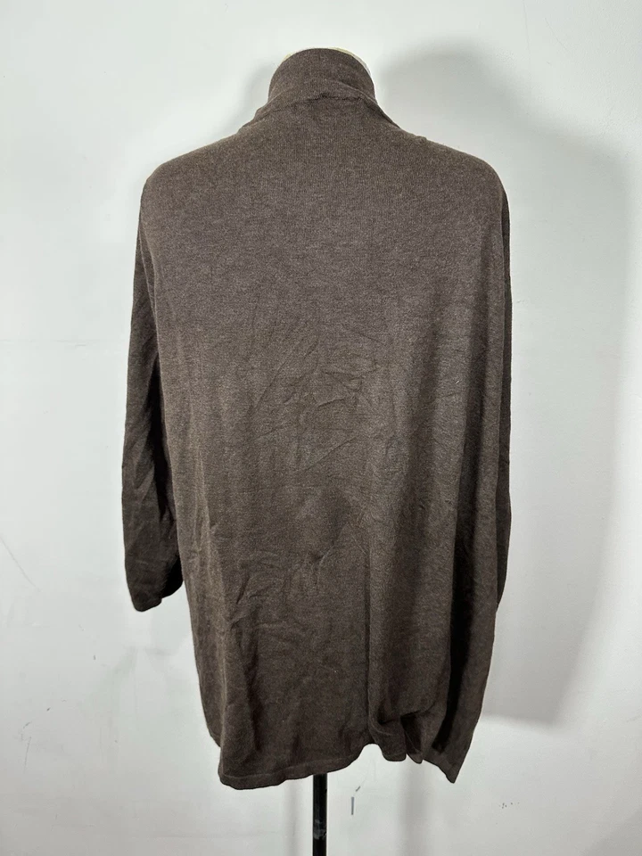 Cárdigan de mujer Avenue color marrón manga larga talla 26/28 Foto 4 de 4