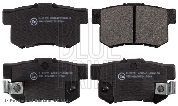 Für BLUEPRINT ADH24247 HAM PADS. REAR HONDA ACCORD CB 89.11-93.CC.CD 93-. LEGEN - Bild 4