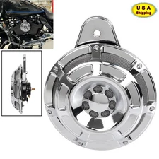 Chrome CNC Horn Speaker Cover For Harley Heritage Classic/Softail/Springer FLSTS