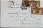 Old postcard EVREUX CAD 1902 EVREUX EURE WITH 5 SAGE 2C