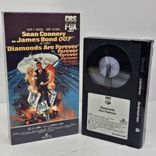 James Bond Diamonds Are Forever Betamax CBS FOX Sean Connery 1971 MGM BETA