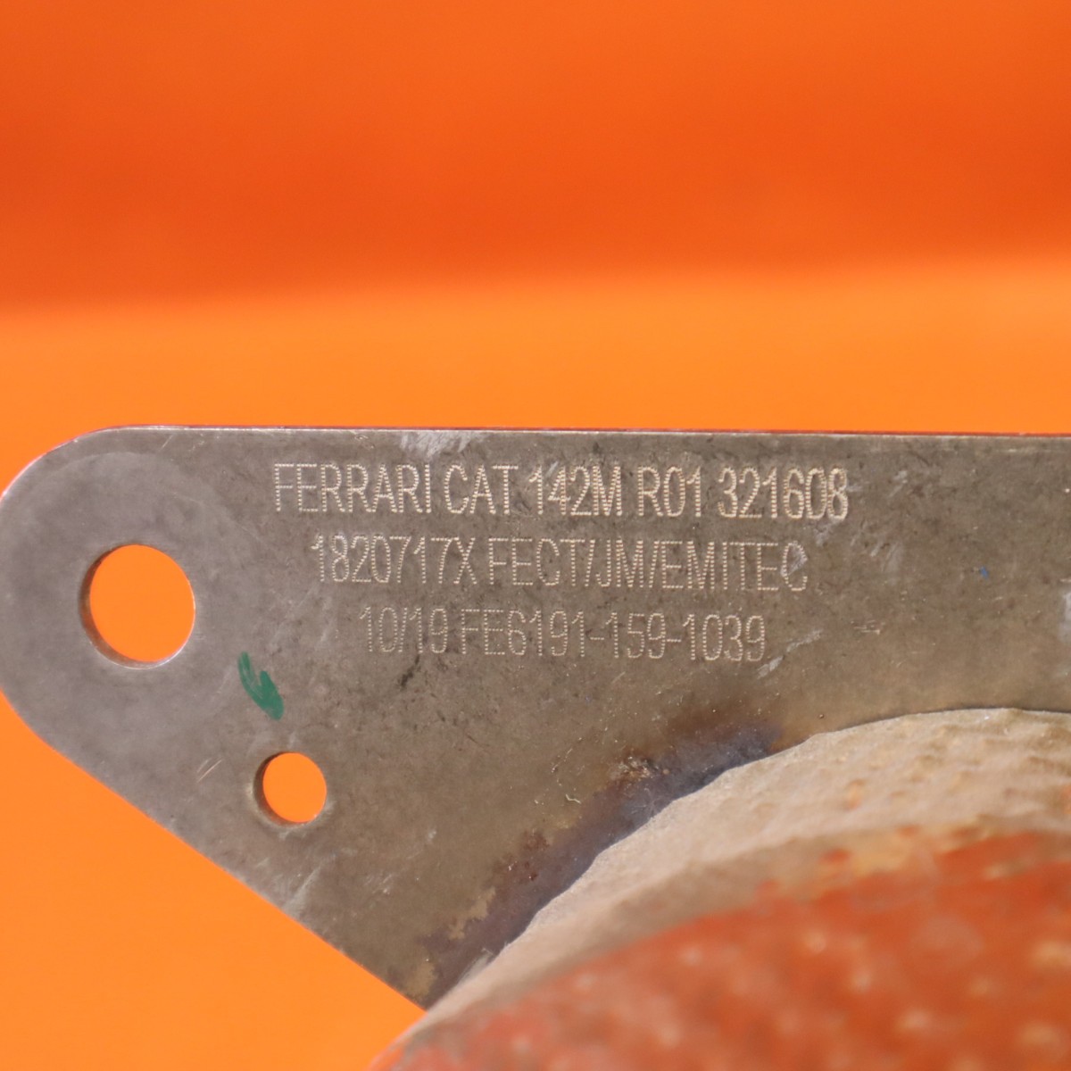 Ferrari 488 2016-2019 Right Muffler P/N 321609