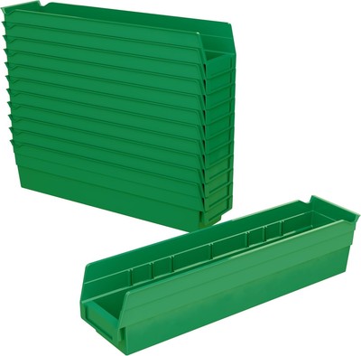 Akro Mils 18 Inch Heavy Duty Storage Bins Versatile Organizer For Home And Ga...