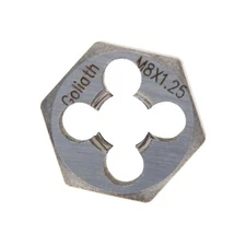 Utoolmart Hex Rethreading Die M8 x 1.25 in Carbon Steel | Machine Thread Tool...
