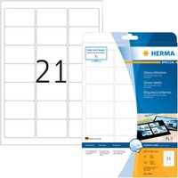 Herma Hochglanz-Etiketten Special, 63,5 X 38,1 Mm, Weiß 1 Bis 40X Spare Bis 27%