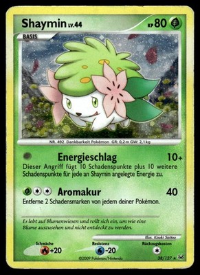Shaymin Lv.44 38/127 Holo Deck Exclusives Holo DMG Pokemon Karte Deutsch