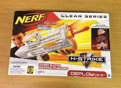 Nerf N-Strike Clear Deploy CS-6 Working Light transforms into