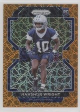 2021 Panini Prizm Rookie Lazer Prizm Nahshon Wright #438 1j4c