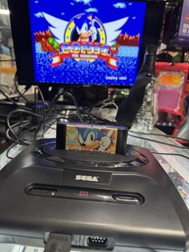 SEGA Genesis Model 2 w/ Box, Inserts & Sonic 1, 2 & 3/ Xtra Controller. Works
