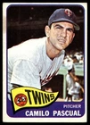 1965 Topps Camilo Pascual #255 Minnesota Twins