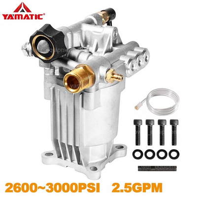 #ad #ad YAMATIC 3200 PSI 3 4quot; Shaft Horizontal Pressure Washer Pump 2.5 GPM 6.5HP 7.0HP $81.39