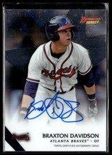 2015 Bowman's Best Braxton Davidson Best of 2015 Autographs HSC