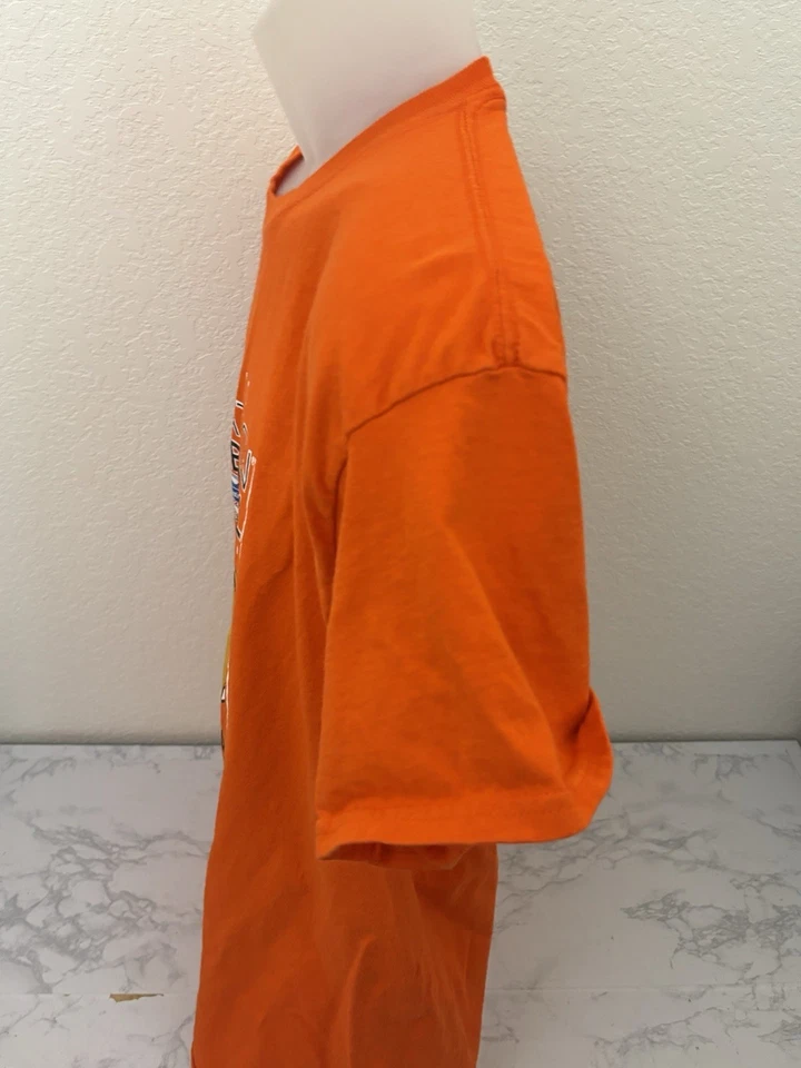 Camiseta azul 84 masculina L Playstation Fiesta Bowl OSU Notre Dame 2022 laranja H2 - Imagem 2 de 4