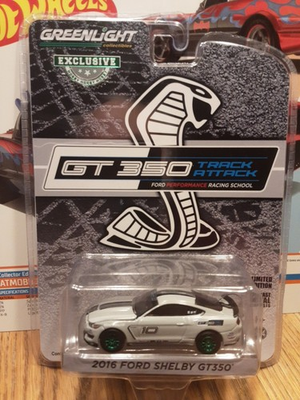 #ad Greenlight GT 350 Track Attack 2016 Ford Shelby GT350 1 64 Green Machine Chase $39.99