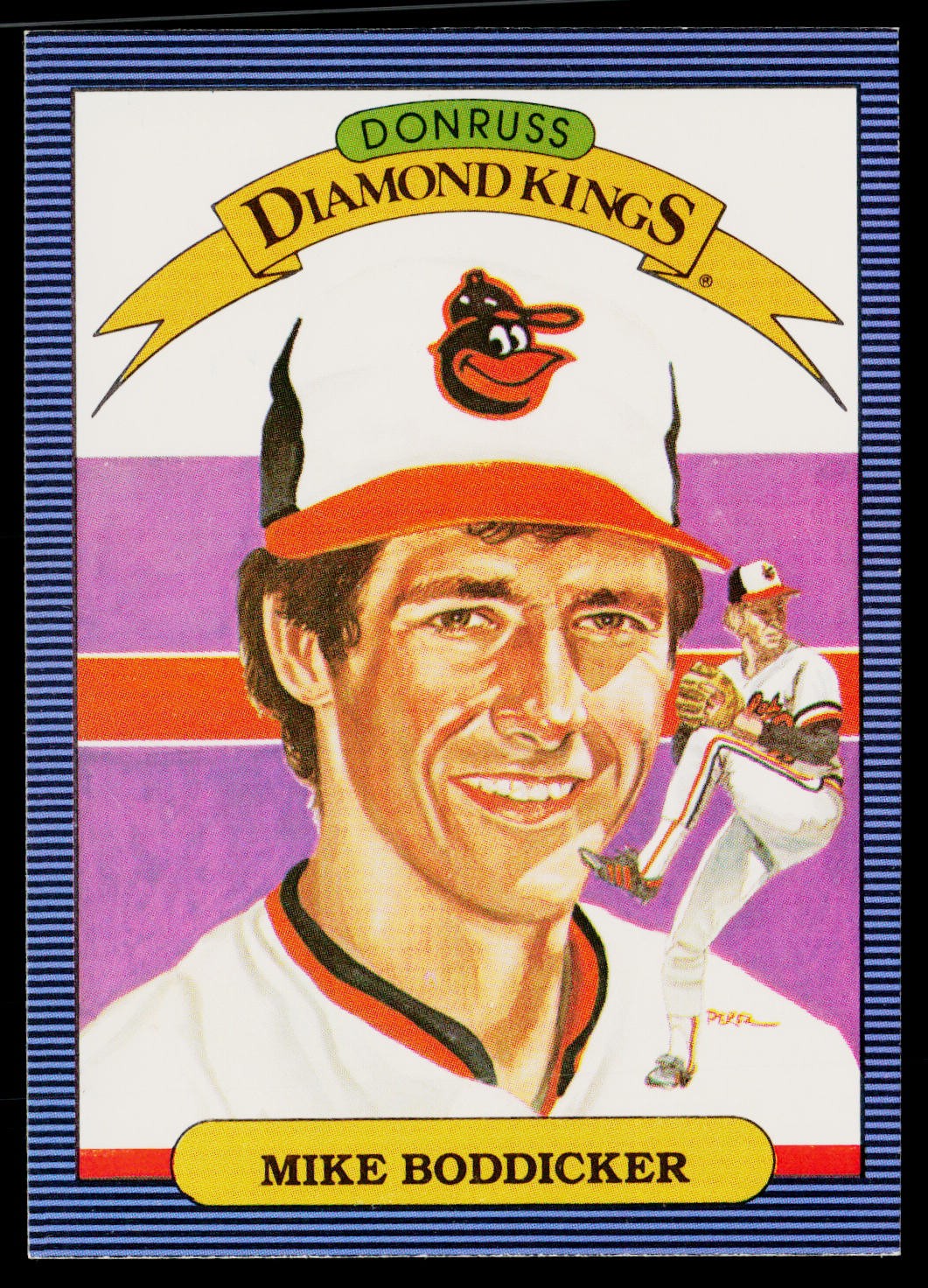 1986 Leaf #8 Mike Boddicker