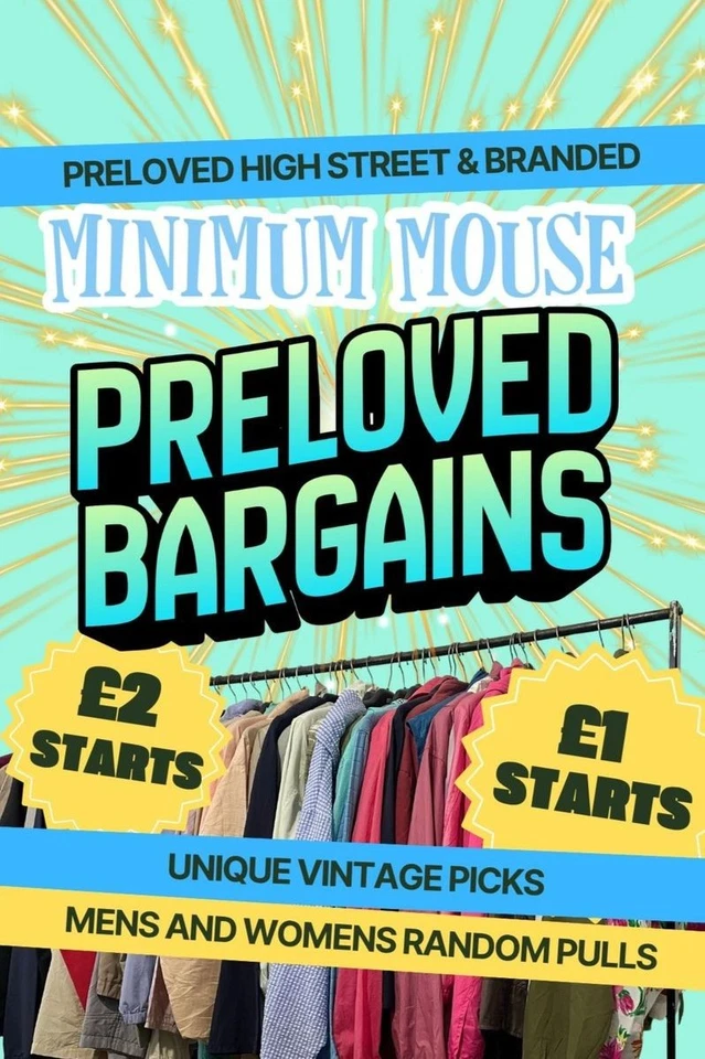 Sunday Funday! £1 and £2 starts! Preloved Womens and Mens Clothing Galore!