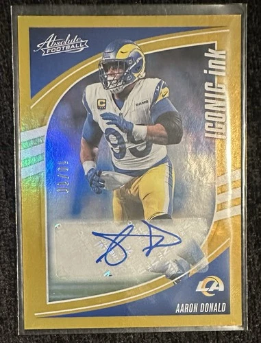 2025 Panini Absolute Aaron Donald Gold (RAW)