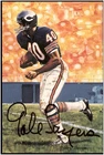 Gale Sayers Autographed Goal Line Art Card GLAC Bears BAS Beckett 107281