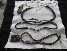 Park Lane Vintage Necklaces BLack Rope (4) Unique Statement pieces